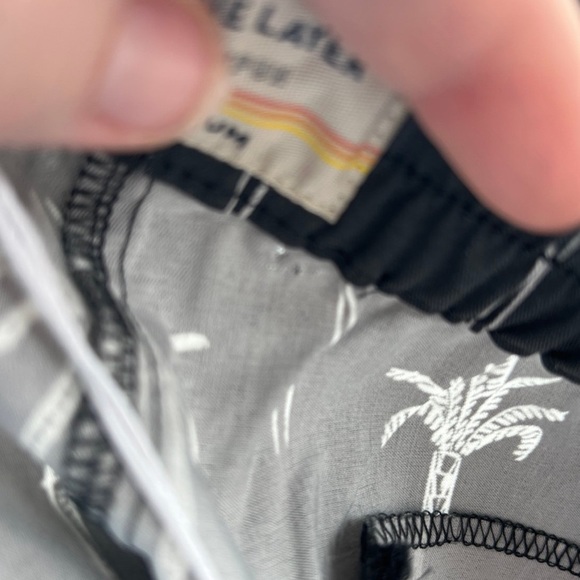 Marine Layer Allison Pant Black Palm Print NWT Medium - Picture 5 of 8